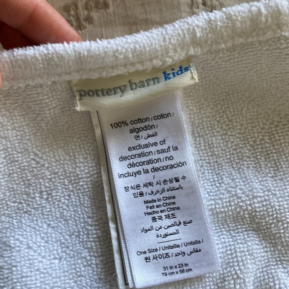 🐑 Pottery Barn Kids Baby Hooded Lamb towel | 31 x 23 - Picture 4 of 4